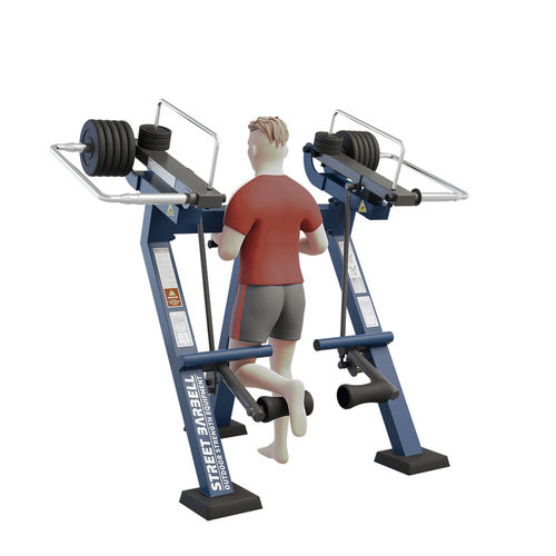 Тренажер разгибание ног - MB 7.44  - Streetbarbell - для наружного применения / для профессионального использования