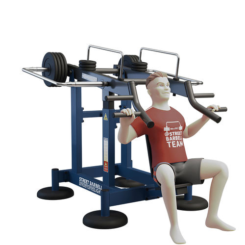 Тренажер жим от плеч - MB 7.63  - Streetbarbell - для наружного применения / для профессионального использования