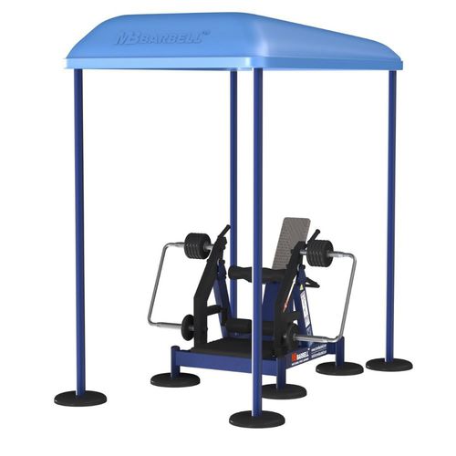 Тренажер разгибание ног - MB 7.76 SEATED  - Streetbarbell - для наружного применения / для профессионального использования