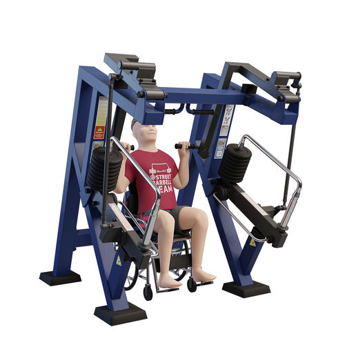 Тренажер жим от плеч - MB 7.29.3 STREETBARBELL+  - Streetbarbell - для наружного применения / для профессионального использования