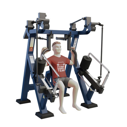 Тренажер бабочка - MB 7.31.3 STREETBARBELL+  - Streetbarbell - для наружного применения / для профессионального использования