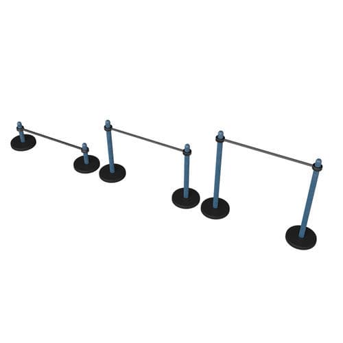 Тройной турник - MB 7.60/7 AUSTRALIAN  - Streetbarbell - из стали / для наружного применения / для оздоровительной пробежки