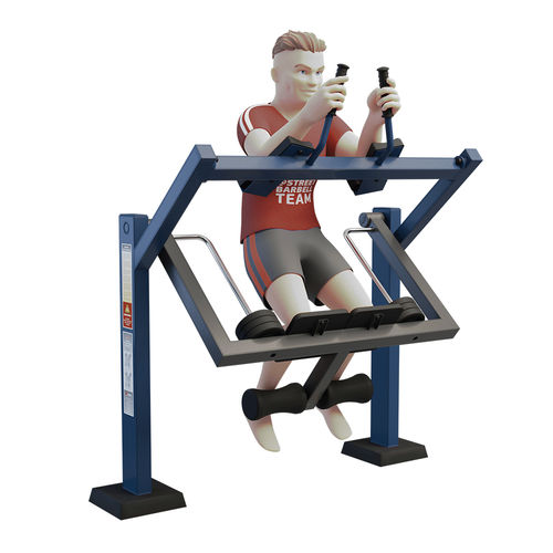 Устройство для фитнеса для брюшного - MB 7.24  - Streetbarbell - для наружного применения / для оздоровительной пробежки