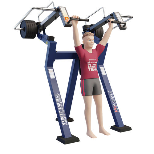 Тренажер пресс - MB 7.29 VERTICAL   - Streetbarbell - для наружного применения / для профессионального использования