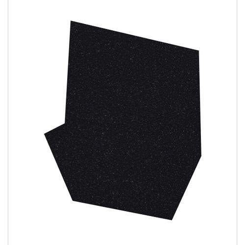 Декоративная панель для настила - Glitter Black - Durasein - для внутренней компоновки / из Solid Surface / гладкая