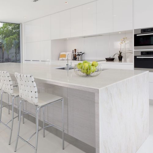 Декоративная панель для настила - Duostone - Durasein - для внутренней компоновки / из Solid Surface / гладкая