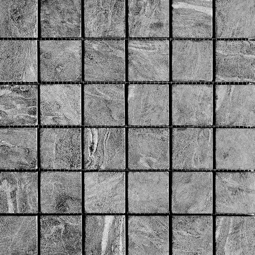 Мозаика из натурального камня - CARBONE TUMBLED - Terra Natural - пиленая / для интерьера / настенная