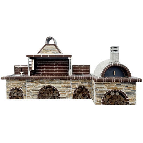 Дровяное барбекю - 04000 - Sxistolithos - отдельностоящее / из глины / из металла