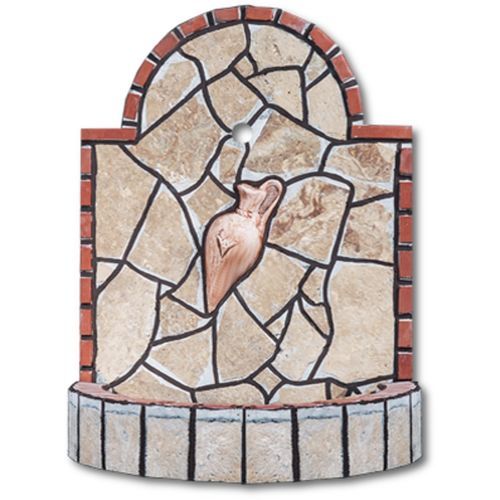 Садовый фонтан - 0601 - Sxistolithos - напольный / из камня / из керамики
