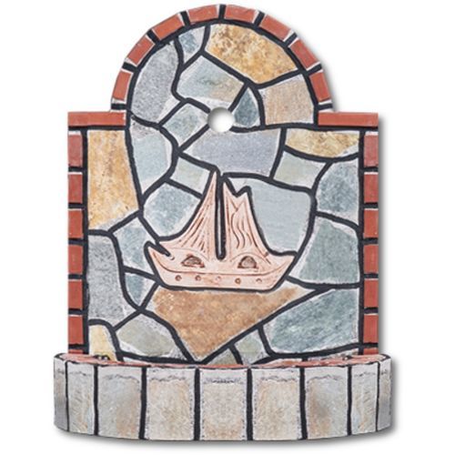 Садовый фонтан - 0604 - Sxistolithos - напольный / из камня / из керамики
