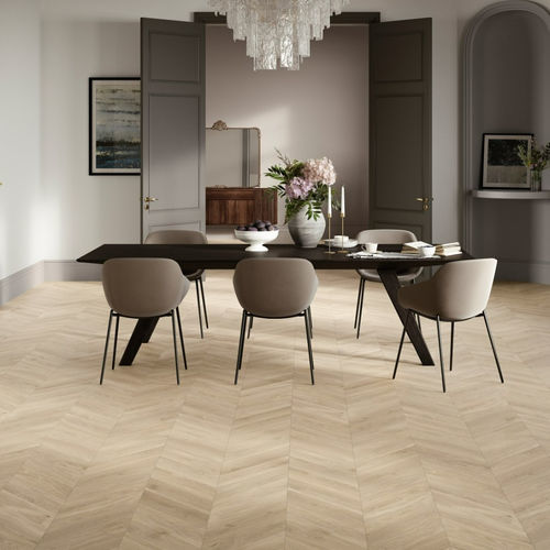 Слоистый пол из ДВП - OAK LOIRE BEIGE  - PARADOR - плавучий складной / имитация дерева / для бытового использования