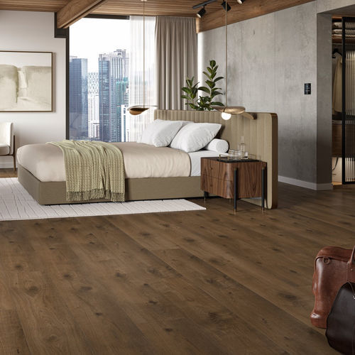 Слоистый пол из ДВП - OAK EVERGLADE NATURAL  - PARADOR - плавучий складной / имитация дерева / для бытового использования