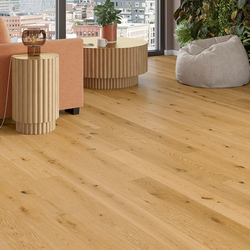 Паркет из паркетной доски - OAK LUGANA NATURAL   - PARADOR - лакированный / плавучий / широкоформатный