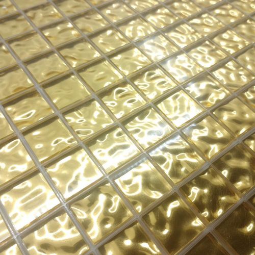 Мозаика из золота - POOLMOSAIK ORO ECHTGOLDMOSAIK - Vetros GmbH - глянцевая / текстурированная / 3D