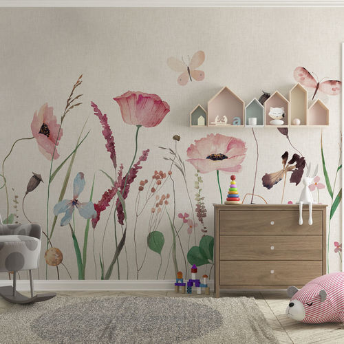 Современный обои - BEAUTY GARDEN - rimura Srl - из стекловолокна / из полиэстера / виниловый
