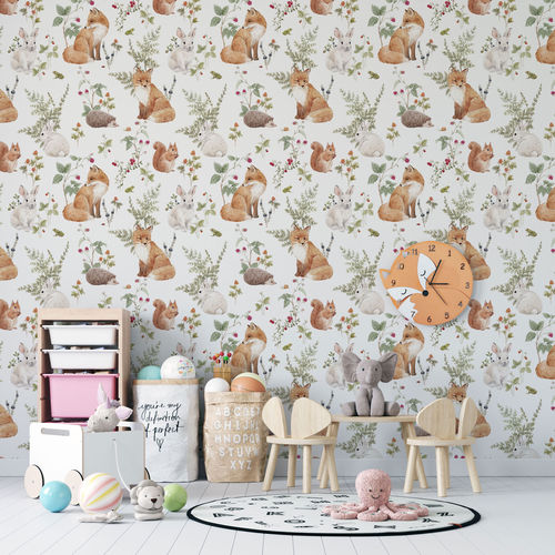 Современный обои - FOXY PATTERN - rimura Srl - из стекловолокна / из полиэстера / виниловый