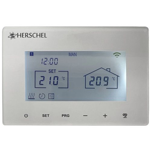Цифровой термостат - T-MT - HERSCHEL INFRARED LTD - умный / с ручным управлением / для системы отопления