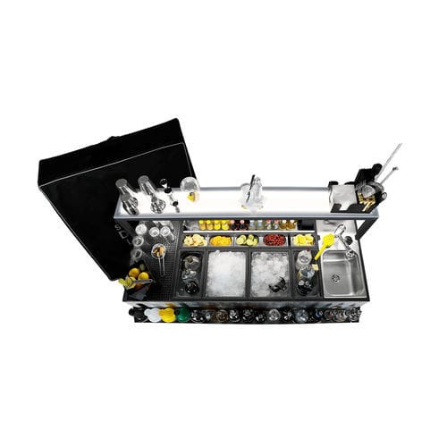 Барная стойка для бара - TITANO 150 - Omega Station srl - для коктейлей / из стали / из алюминия