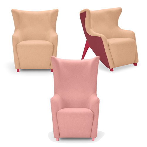 Современное кресло - WINGBACK  - LILIPOPART - из ткани / из цельной древесины / из МДФ