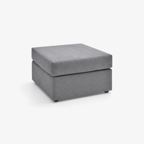 Современный пуф - GREY - FRANCEBANON - из ткани / из дерева / квадратный