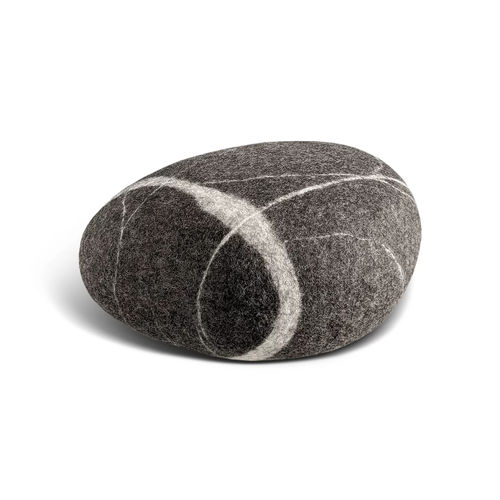 Современный пуф - PEACE - Katsu Stones - из шерсти / другие формы / ручной работы
