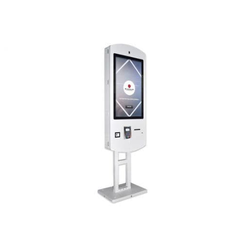 Интерактивная стойка для ресторана - SelfKiosk - DYMENSION - для интерьера / напольная / с сенсорным экраном