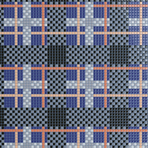 Мозаика из мрамора - TARTAN - TESSERE - из вулканической лавы / из натурального камня / из переработанного стекла