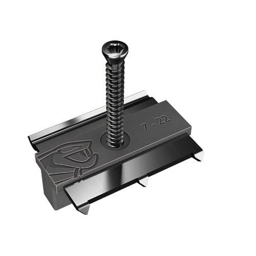 Крепежная система для террасы - Cobra® HYBRID 7-22 - Cobrafastener - из нержавеющей стали / из полипропилена / термообработанная сосновая древесина