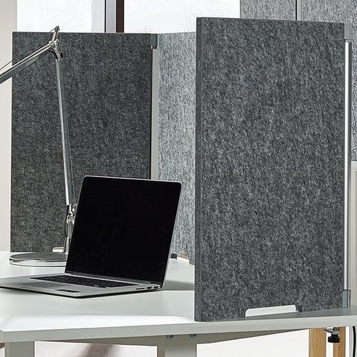 Отделительная перегородка для офиса для рабочего стола - DIVI SMART® - ropimex - из полиэстера / модульная / акустическая