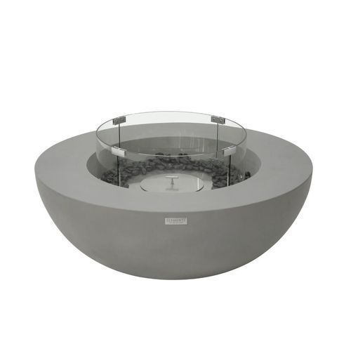 Садовая жаровня на биоэтаноле - LUNAR BOWL - ELEMENTI - из нержавеющей стали / из бетона, армированного волокнами / из керамического волокна