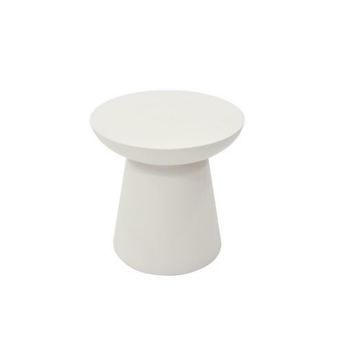 Современный вспомогательный столик - KYLIX - ELEMENTI - из цементно-стекольного композита / из бетона / кубический