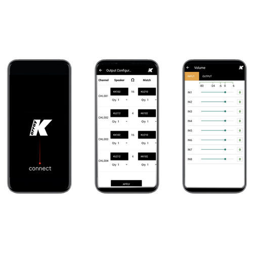 Контрольный мобильное приложение - K-CONNECT - K-array - аудио / Android / iOS
