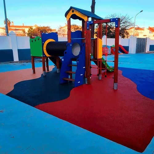 Напольное покрытие из плит - KIDPLAY   - ECOCAUCHO S.L. - из каучука / для интерьера / для улицы