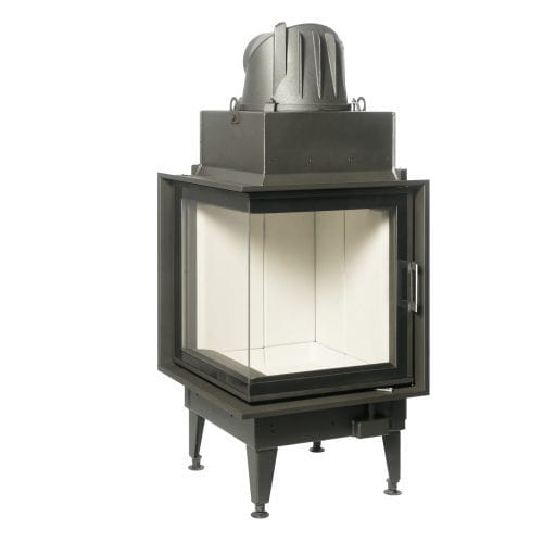 Угловая топка для камина - 55X55X57 K 2.0 - AUSTROFLAMM - дровяная / из стали / современная