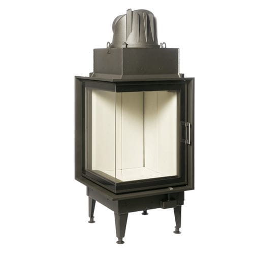 Угловая топка для камина - 55x55x68 K 2.0 - AUSTROFLAMM - дровяная / современная