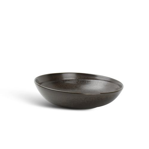Полый тарелка - Ceres : 604604 - Fine2Dine - круглый / из фарфора / черный