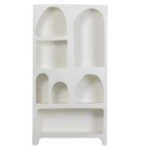 Высокий книжный шкаф - ORGANIC - TRUST MOBILIER - современный / из МДФ / со встроенным ящиком