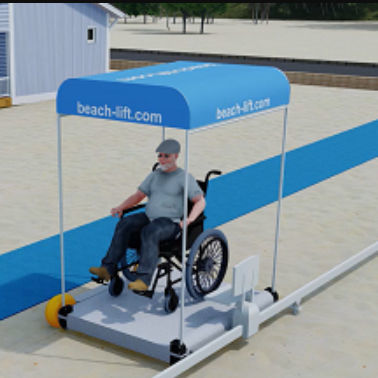 Транспортная платформа - Beach-Lift - Abtei Lift Group - внешняя / для лиц с ограниченной подвижностью / для пляжа