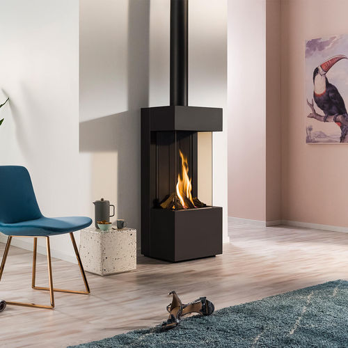 Газовый камин - Trimline Quartz - Trimline Fires - отдельностоящий / напольный / центральный