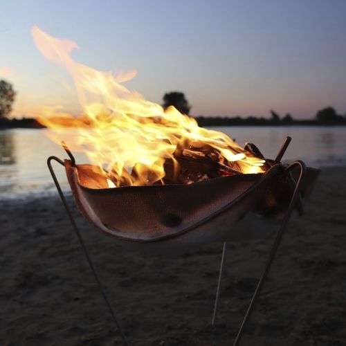 Огнестойкая ткань - Trimline Fires - однотонная / из нержавеющей стали / жаропрочная