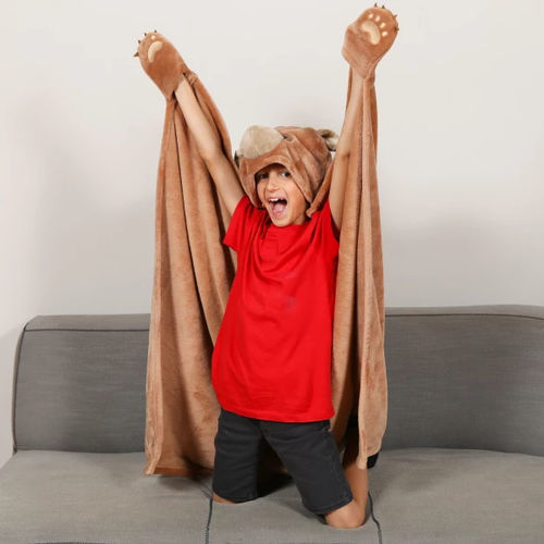 Покрывало из полиэстера - Kanguru Bear Blanket - Lavatelli S.r.l. - из ткани