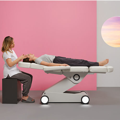 Электрический массажный стол - B-Light - WEELKO BARCELONA - из PU / из стали / с регулируемой высотой