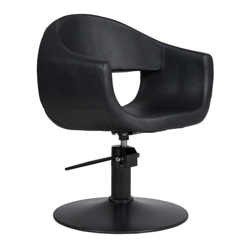 Парикмахерское кресло скандинавский дизайн - Glam - WEELKO BARCELONA - из ПВХ / из хромированного металла / с гидронасосом