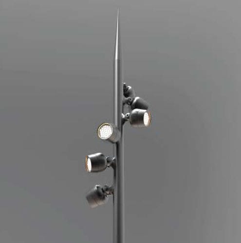 Алюминизированная подставка для городского светильника - ZEKREET MULTI P - Beyond Lighting