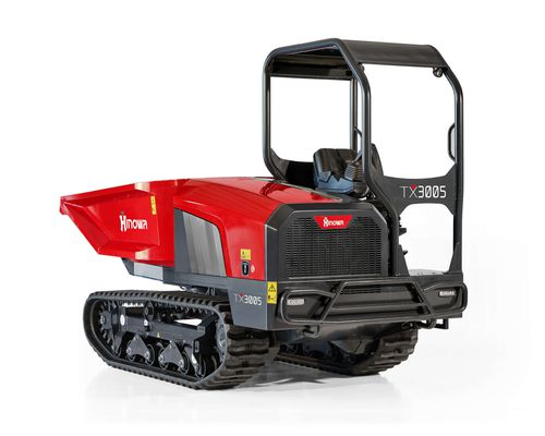 Мини-опрокидыватель с задней разгрузкой - TX3005 - HINOWA SPA - с подъемным ковшом / с поворотным кузовом / гусеничный
