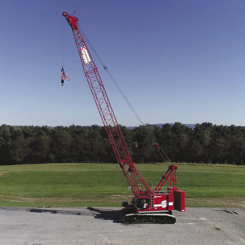 Подъемный кран со стрелой - MLC80A-1 - Potain - MANITOWOC CRANE GROUP FRANCE - гусеничный / с автоматической сборкой / для подъема