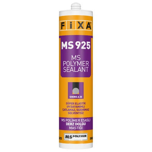 Упругая мастика - POLYMERA MS 925 - FİXA YAPI KİMYASALLARI SAN VE TİC LTD.ŞTİ - на полимерной основе / для герметичности / для фиксации