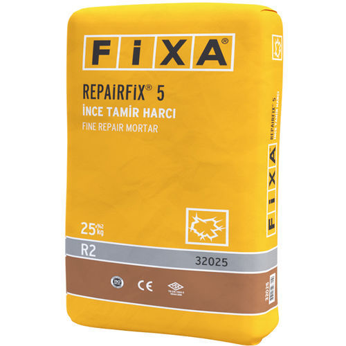 Строительный раствор для ремонта - REPAIRFIX 5 - FİXA YAPI KİMYASALLARI SAN VE TİC LTD.ŞTİ - для восстановительных работ / для сглаживания / для отделки