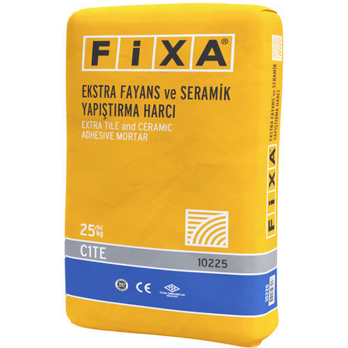 Клей для керамической плитки для цементирования - EXTRA C1TE - FİXA YAPI KİMYASALLARI SAN VE TİC LTD.ŞTİ - для плиточного пола / на основе полимеров / на основе цемента