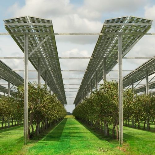Сборочная система для поля - FlexAgri Fruit - voestalpine Sadef nv - на солнечной батарее / для фотоэлектрической панели